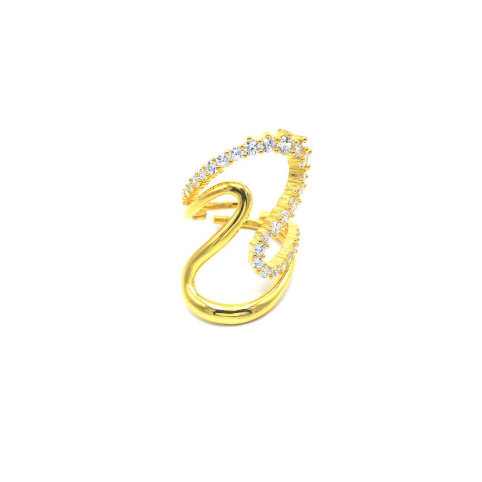 Taşlı Ahenk Gümüş Yüzük