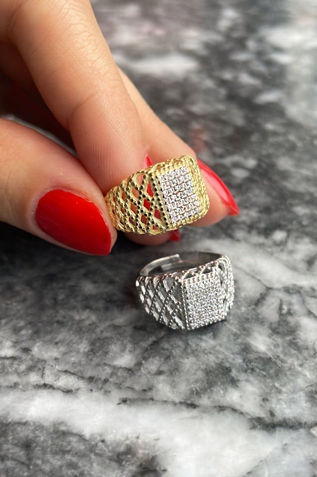 Tasarım Gümüş Yüzük