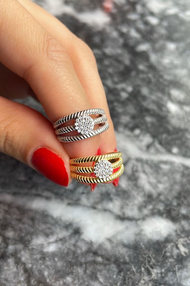 Taşlı Gümüş Yüzük