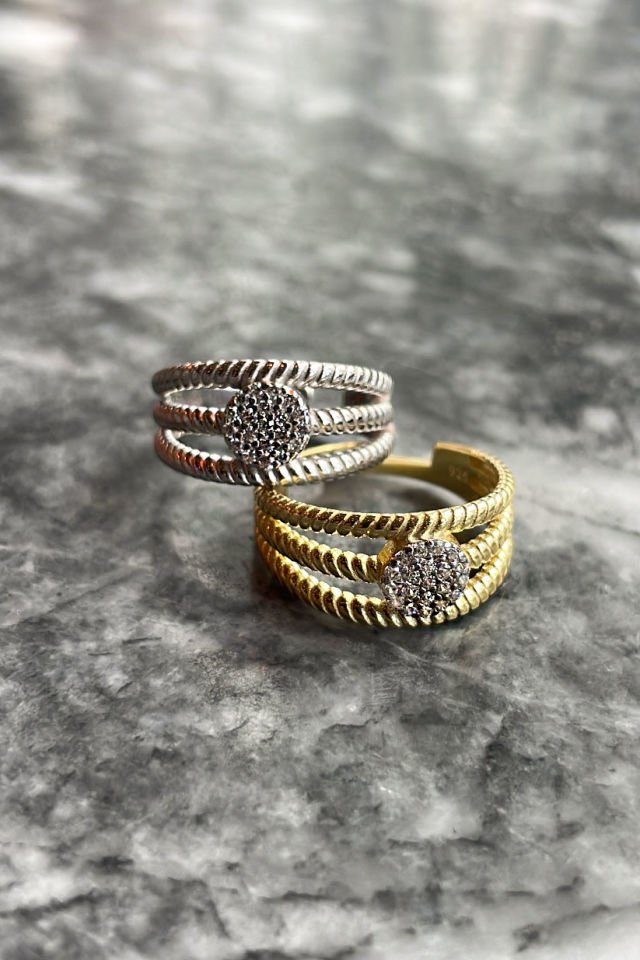 Taşlı Gümüş Yüzük