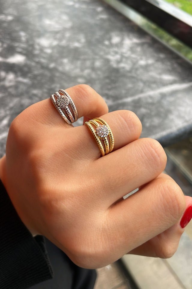 Taşlı Gümüş Yüzük