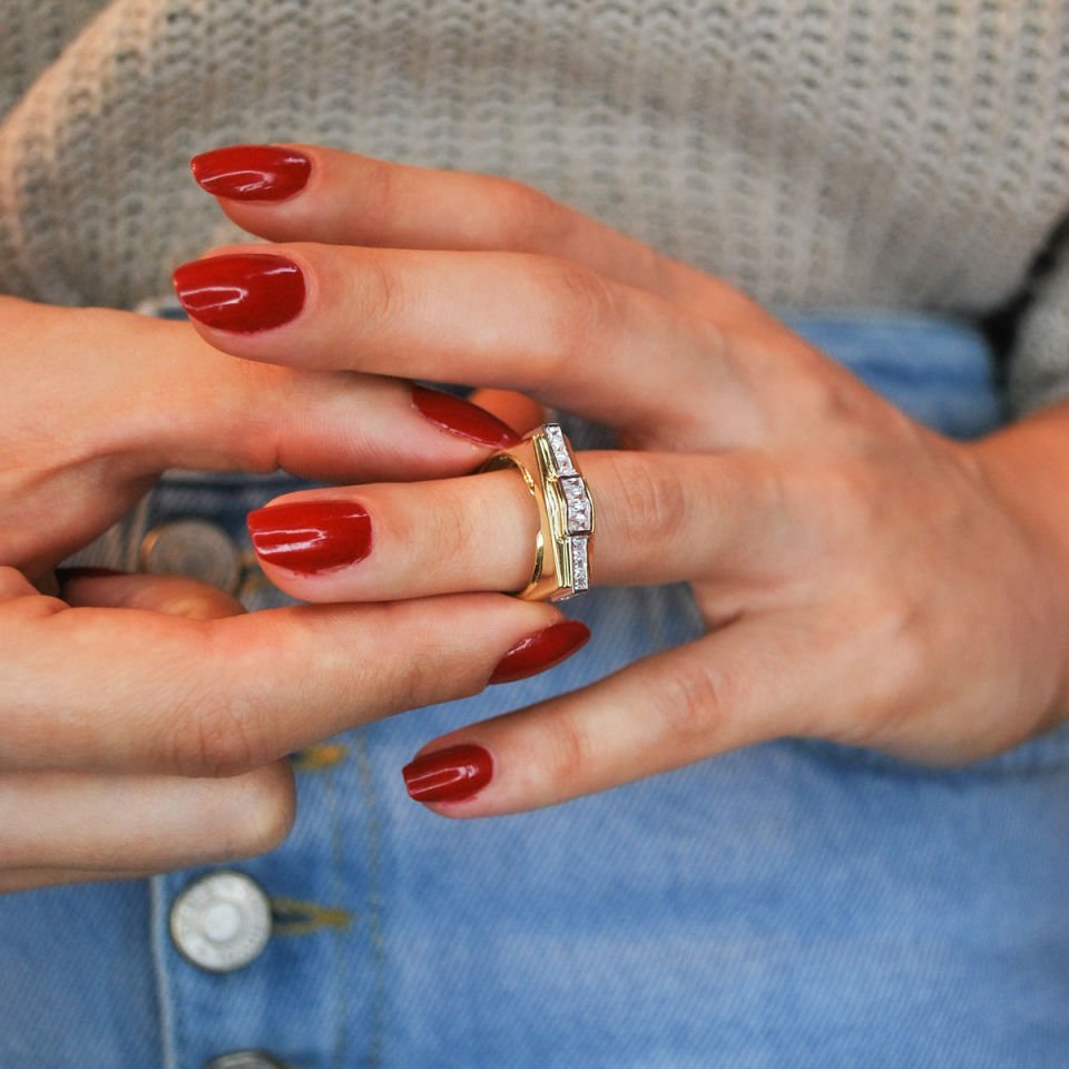 Fantezi Tasarım Gümüş Yüzük