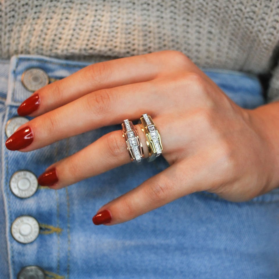 Fantezi Tasarım Gümüş Yüzük