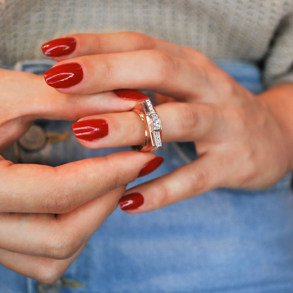 Fantezi Tasarım Gümüş Yüzük