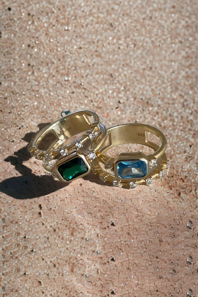 Baget Taşlı Tamtur Gümüş Yüzük