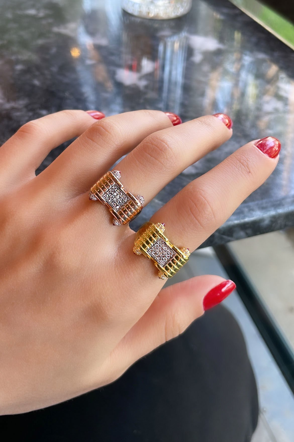 Zirkon Taşlı Gümüş Yüzük