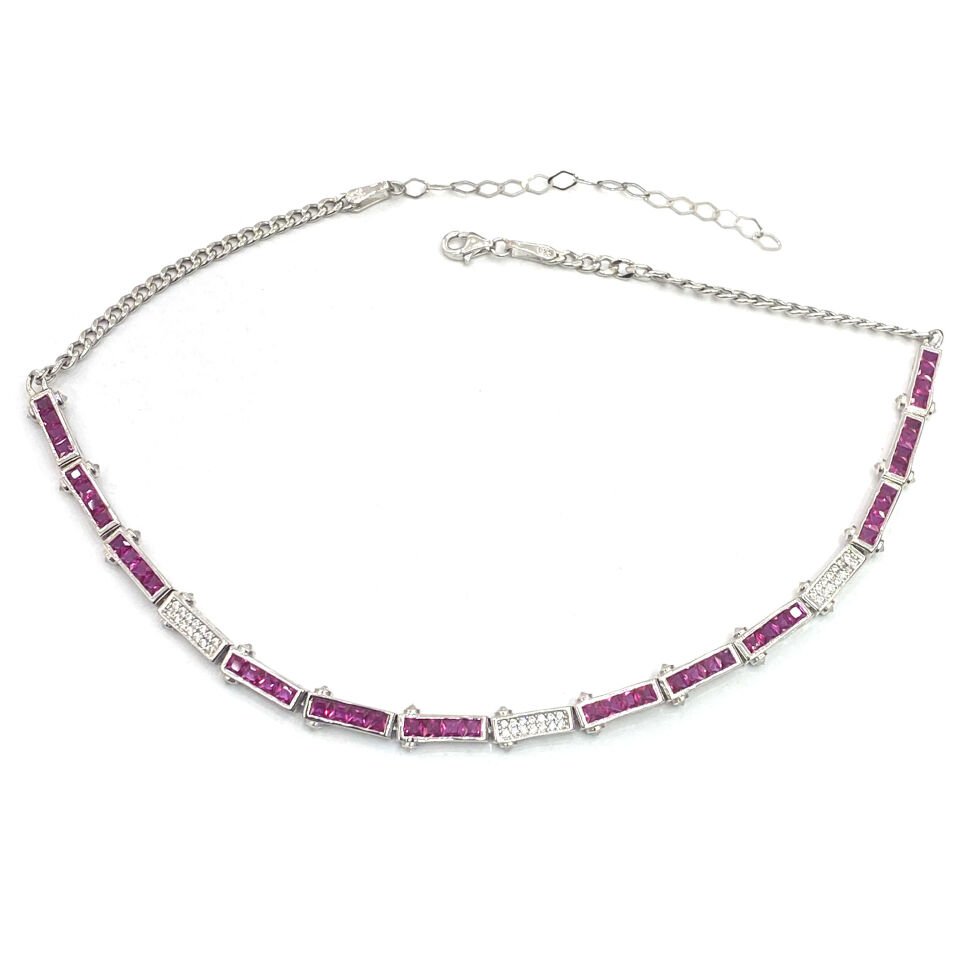 Çift Renkli Gümüş Choker