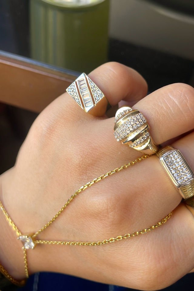 Boğumlu Gümüş Yüzük