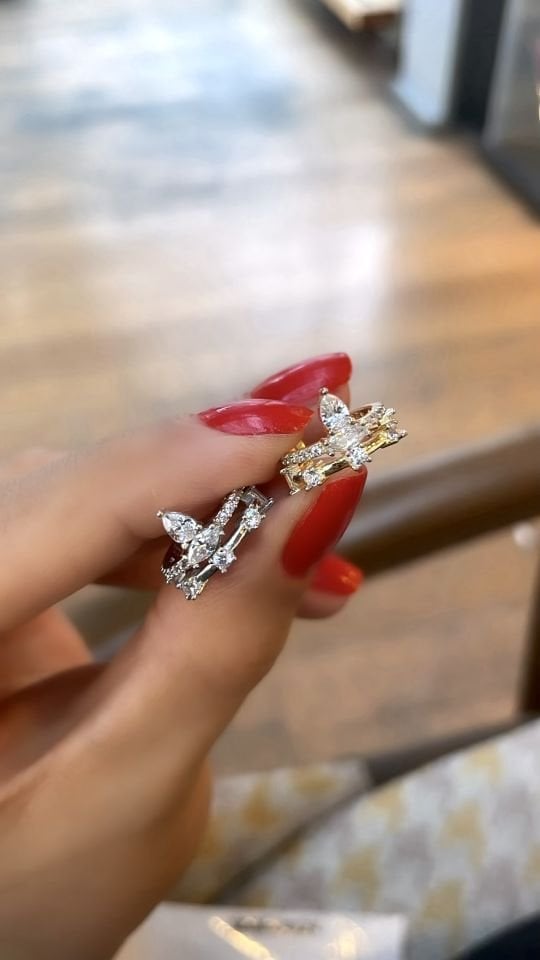 Tasarım Ear Cuff Gümüş Küpe