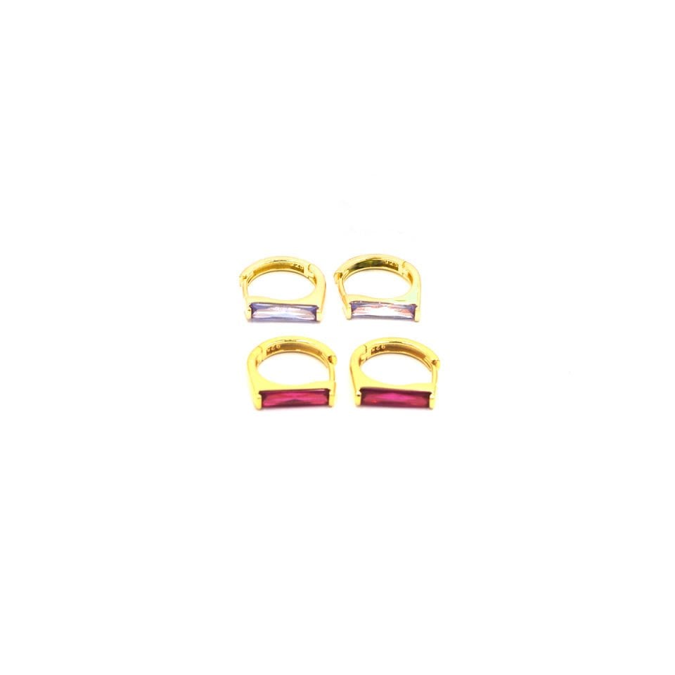 İnce Baget Gümüş Küpe