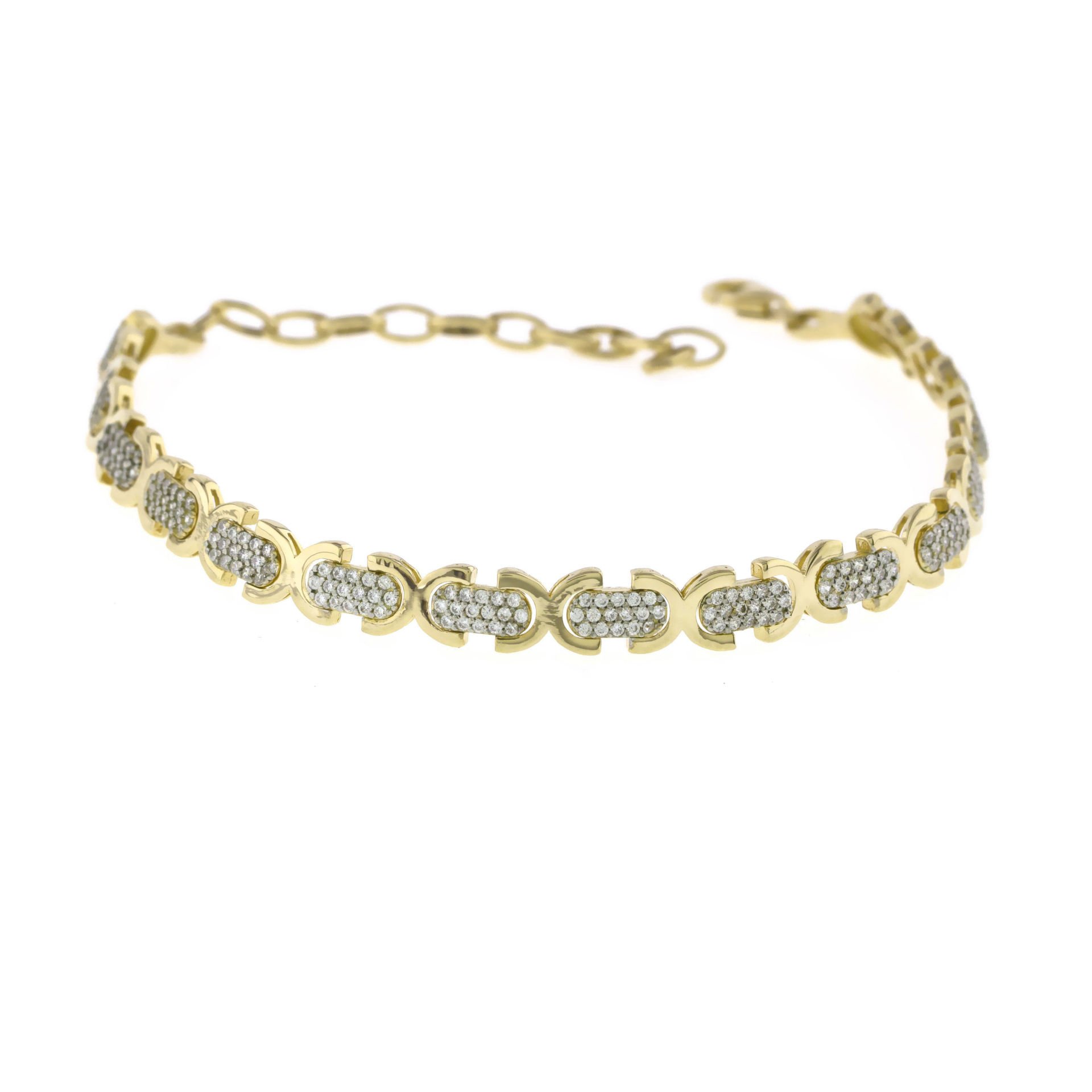 Taşlı Su Yolu Gümüş Bileklik