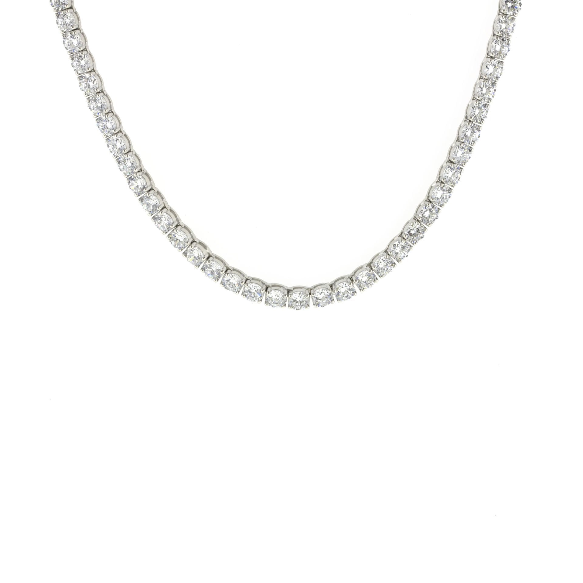 4 mm Su Yolu Gümüş Kolye