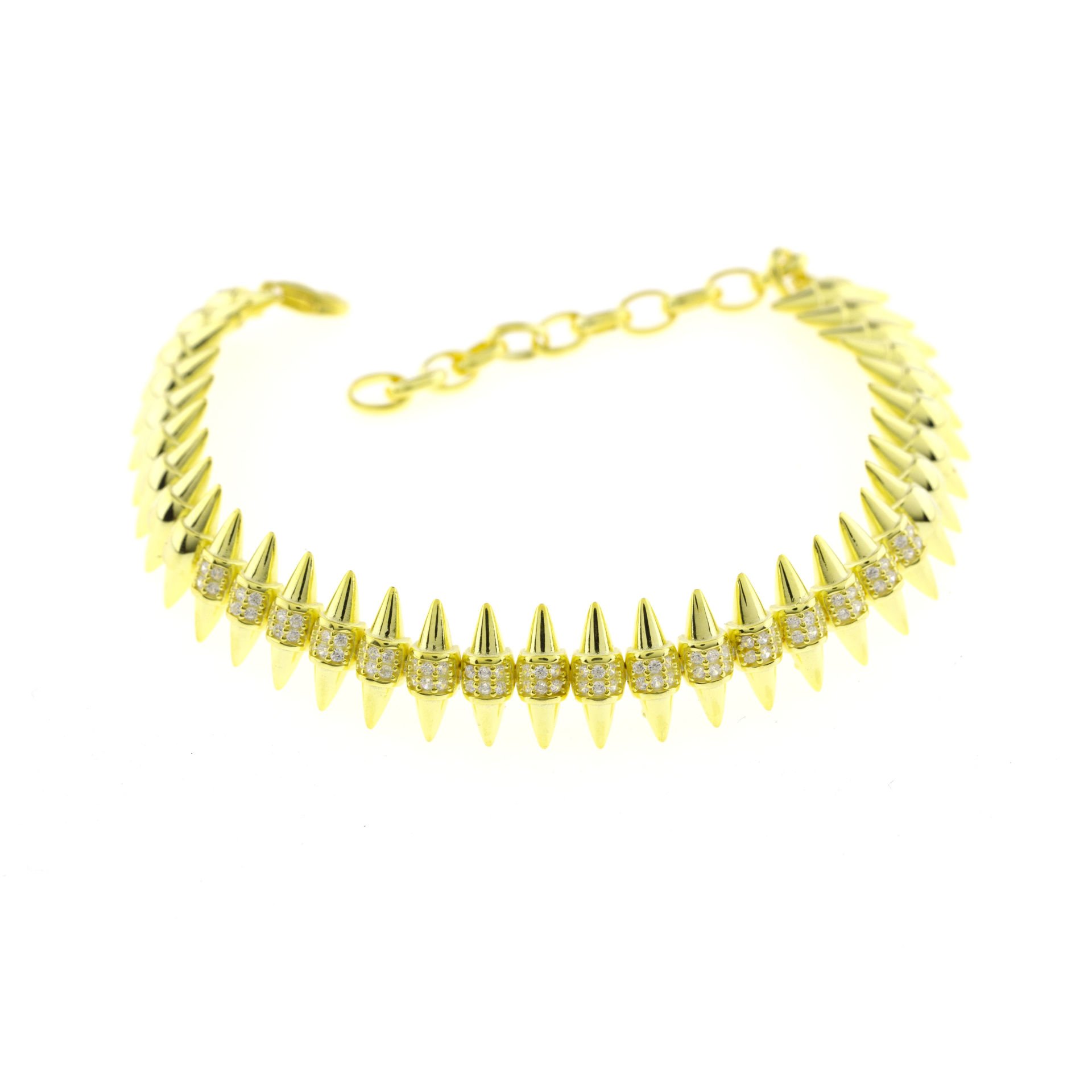 Kurşun Detaylı Su Yolu Gümüş Bileklik