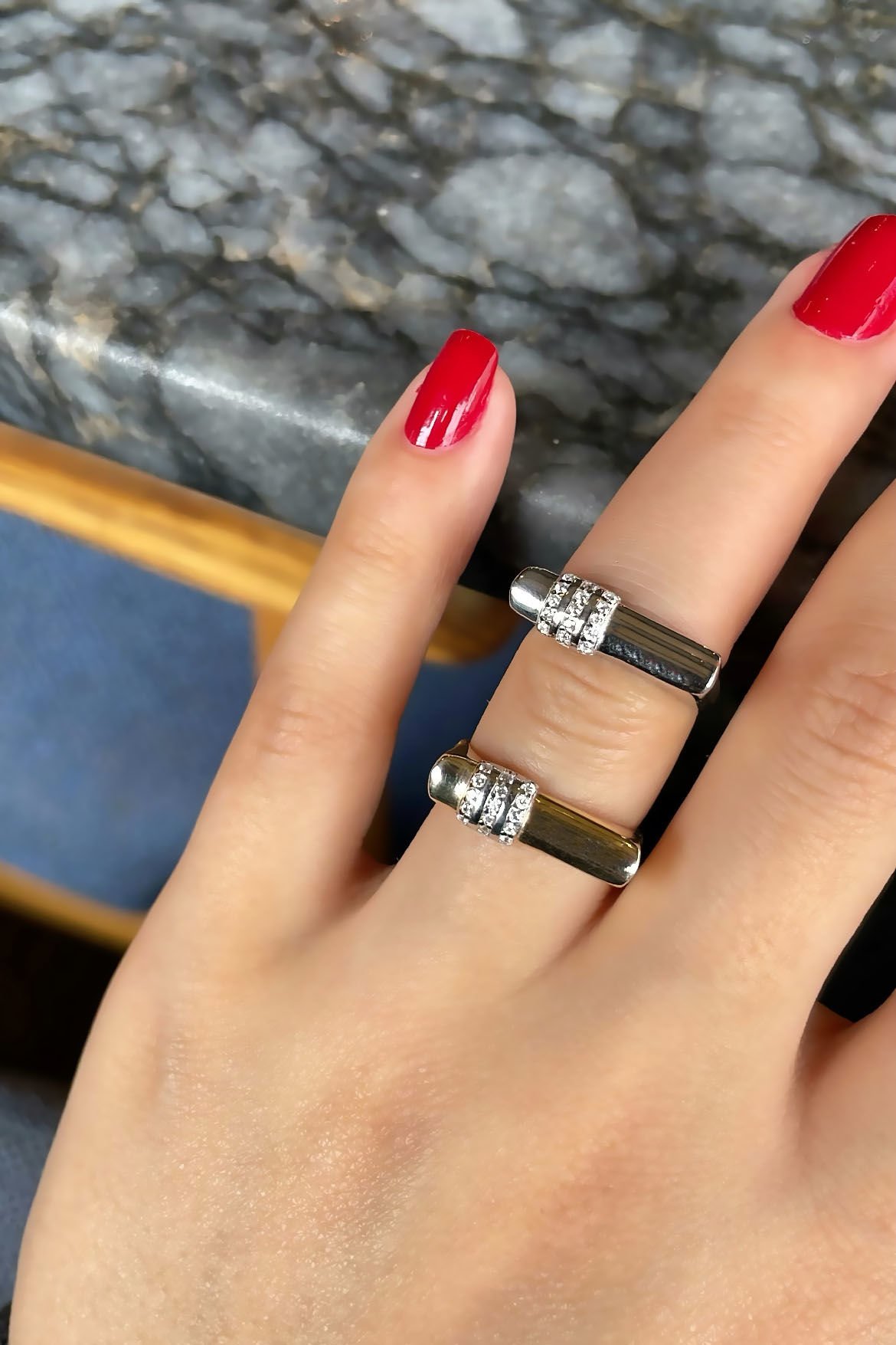 Taşlı Gümüş Yüzük