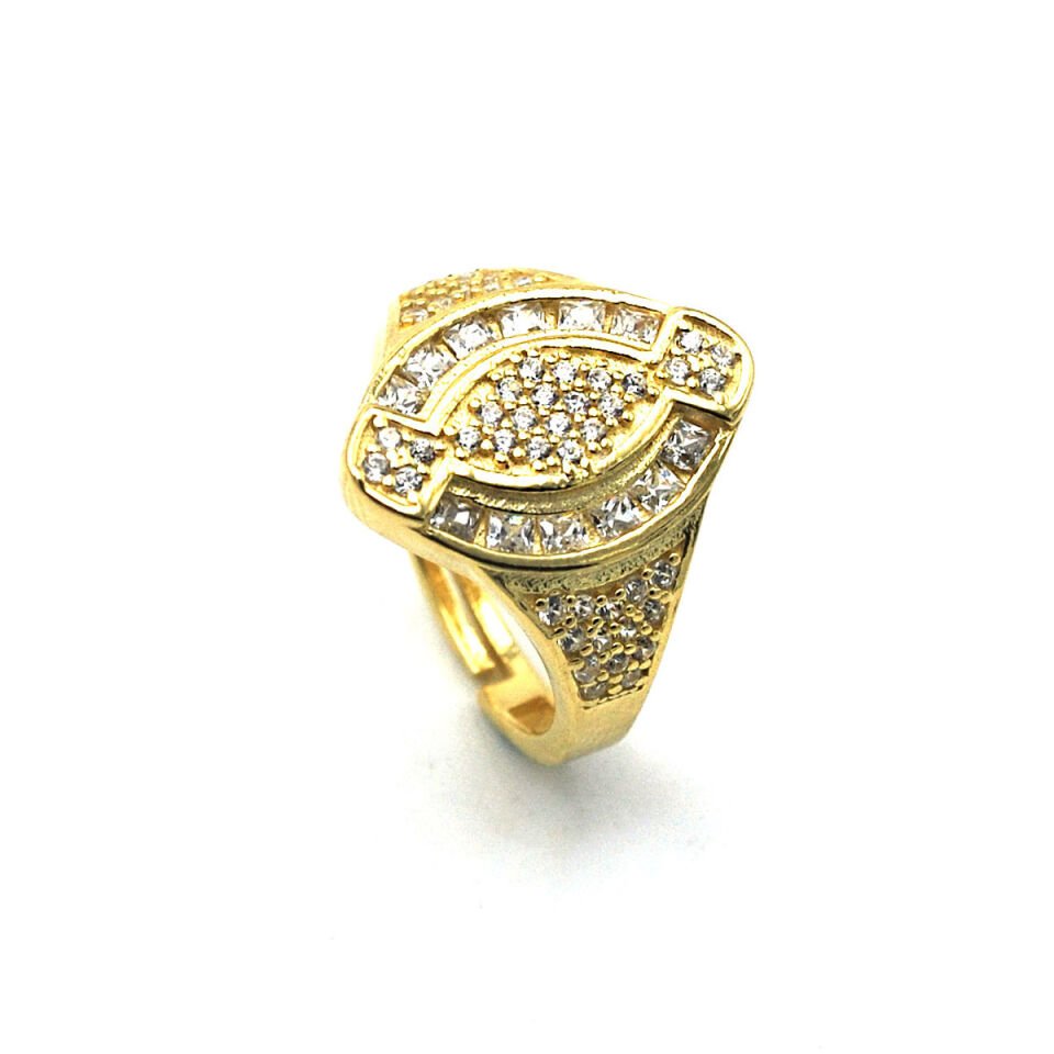 Taşlı Fantezi Gümüş Yüzük