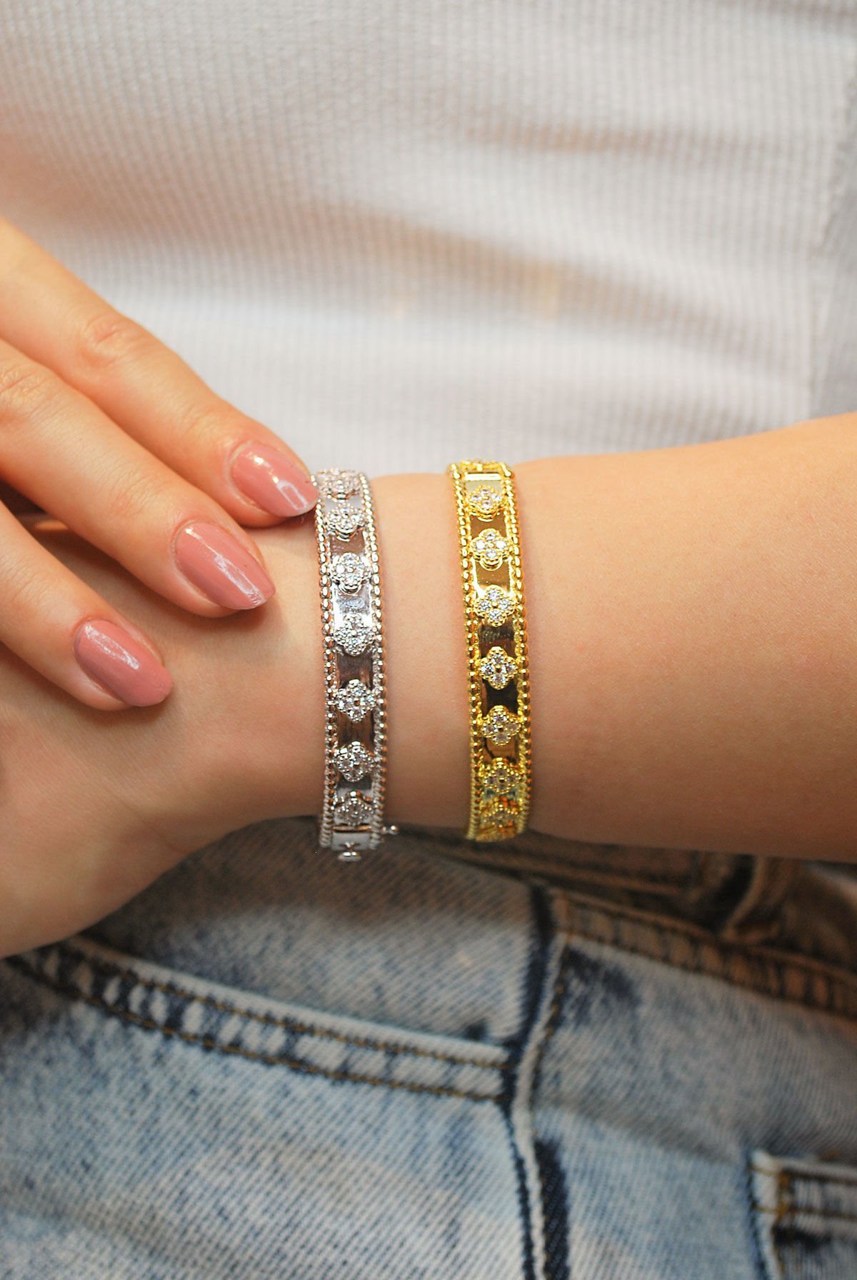 İthal Marka Gümüş Kelepçe