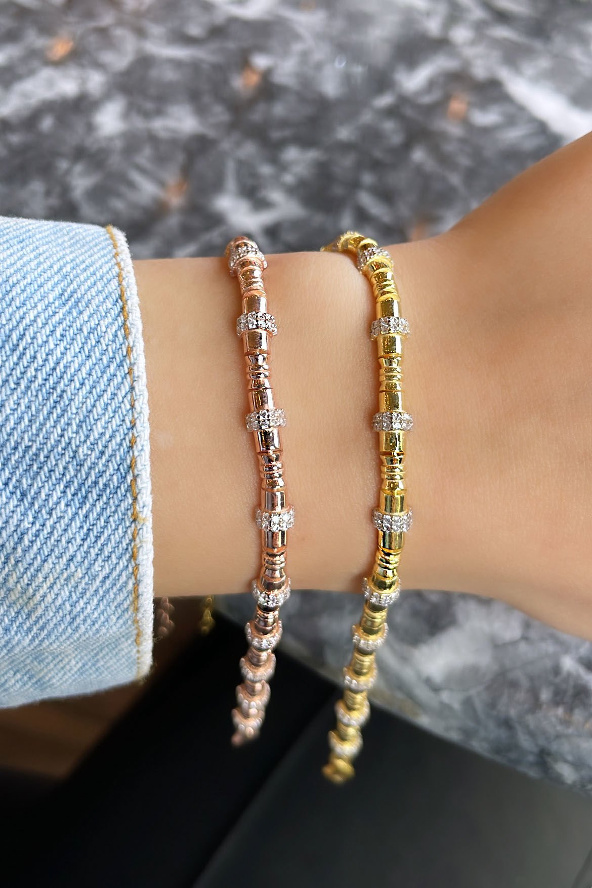 Gothic Tasarım Gümüş Bileklik