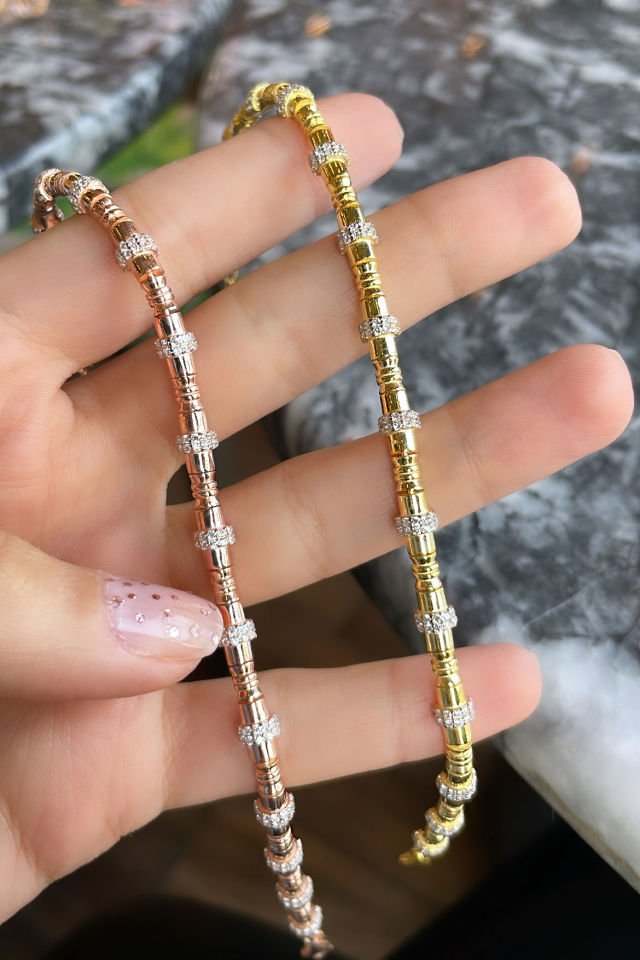 Gothic Tasarım Gümüş Bileklik