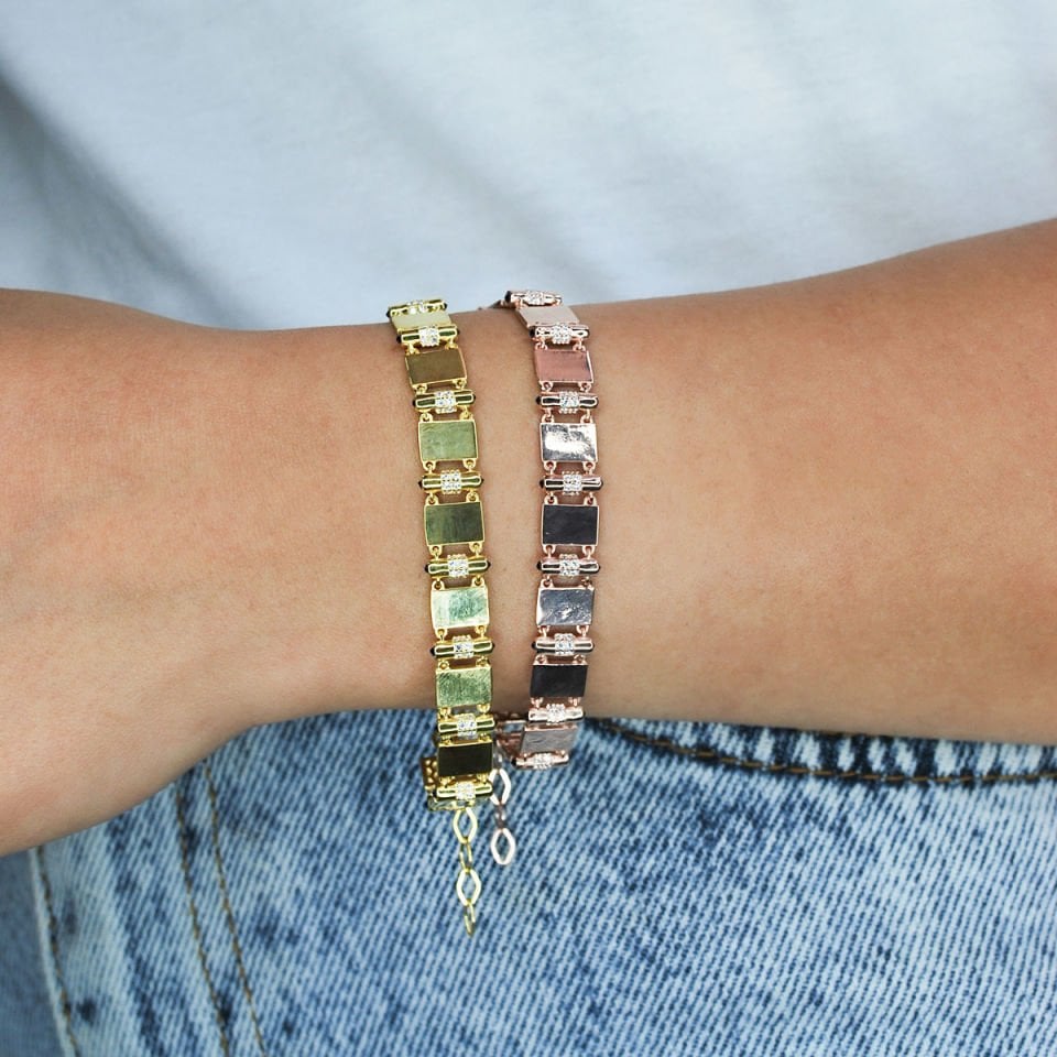 Sade Tasarım Gümüş Bileklik