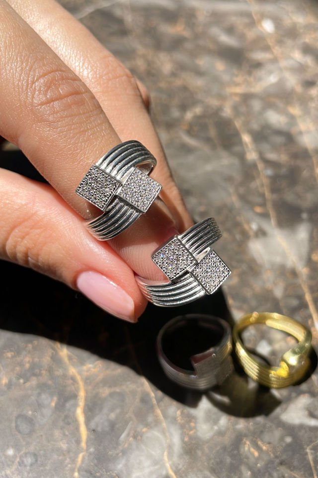 Pera Tasarım Gümüş Yüzük