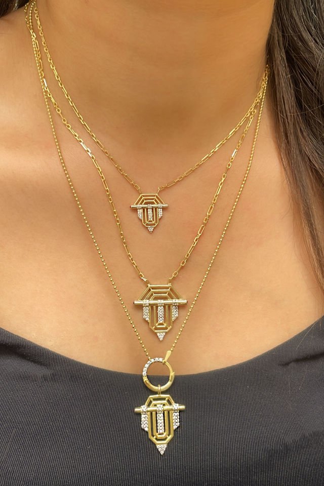 Ving Tasarım Gümüş Kolye