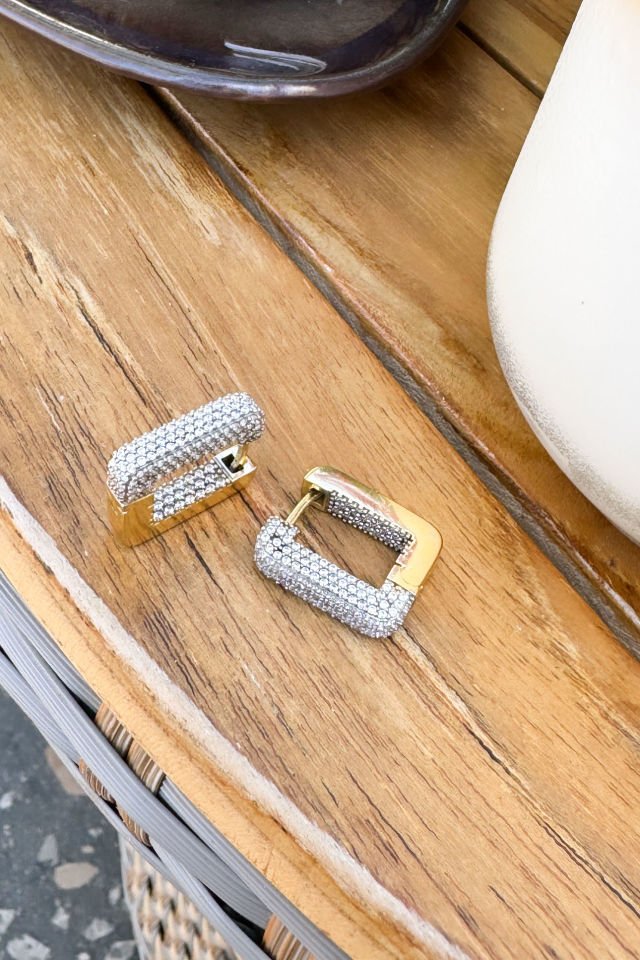 İthal Tasarım Dore Gümüş Küpe