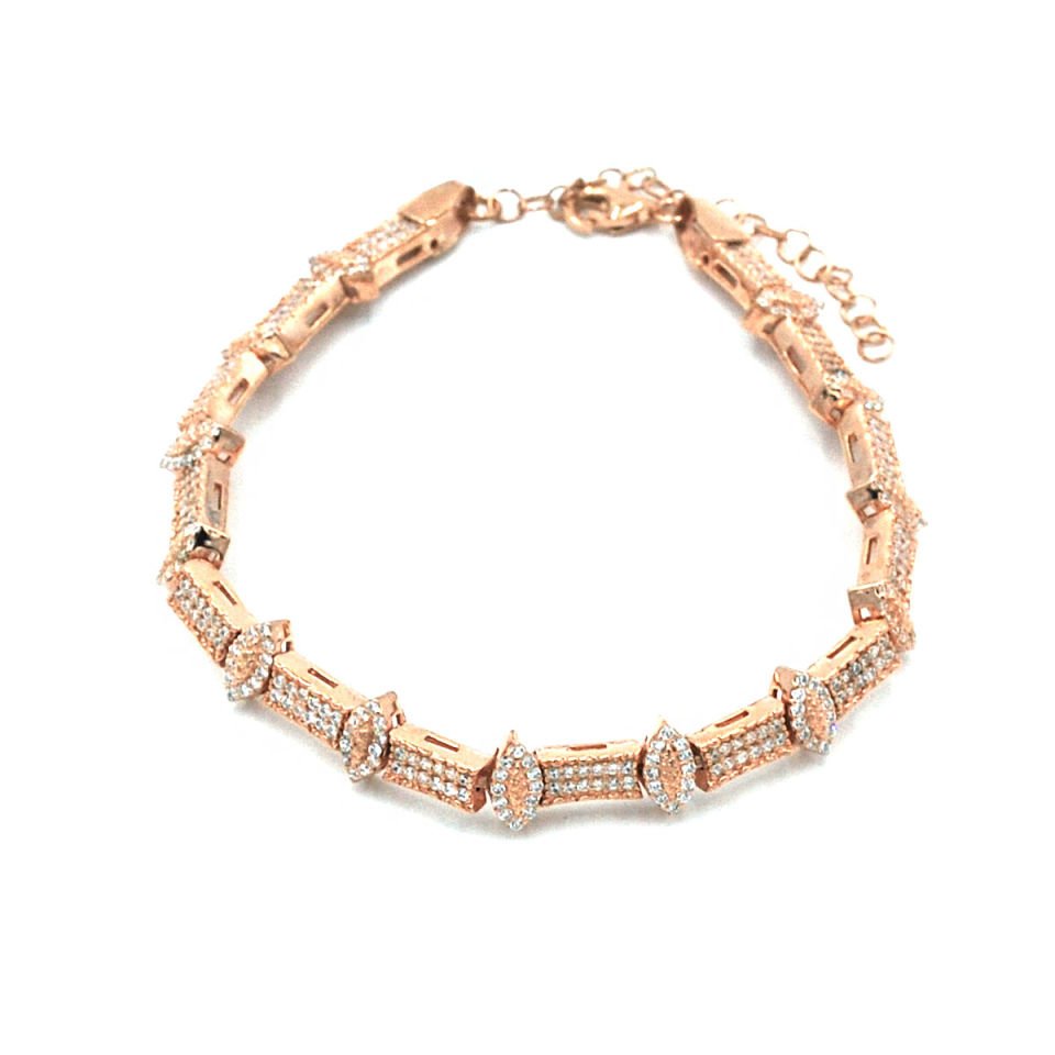 Mekik Su Yolu Gümüş Bileklik