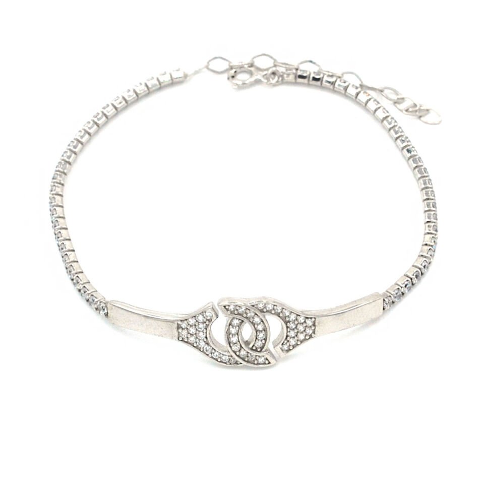 Kelepçe Şans Gümüş Bileklik