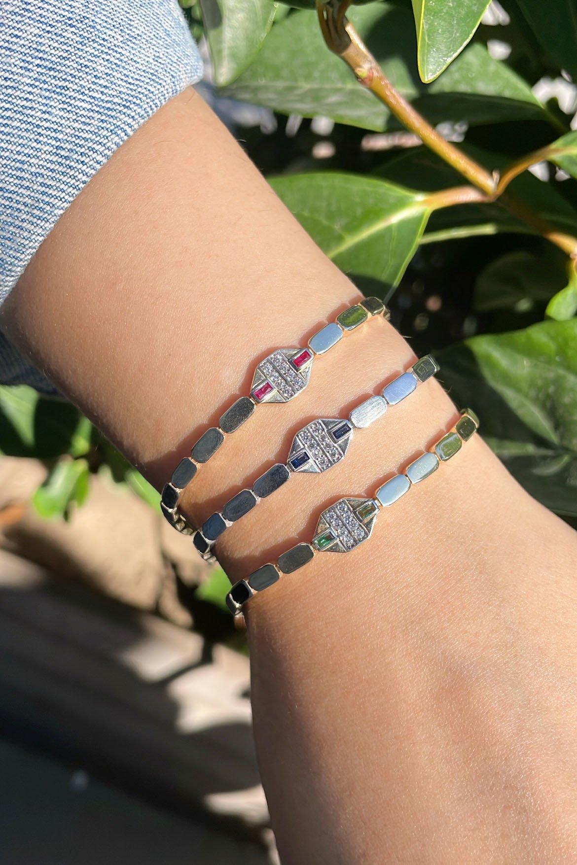 Hekzagon Şans Gümüş Bileklik