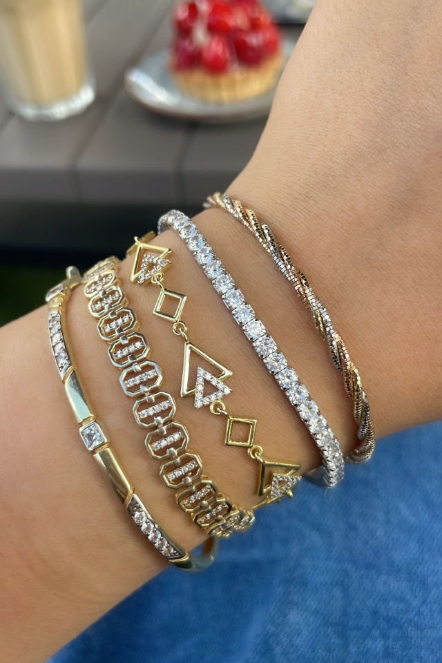 İthal Diamond Su Yolu Bileklik