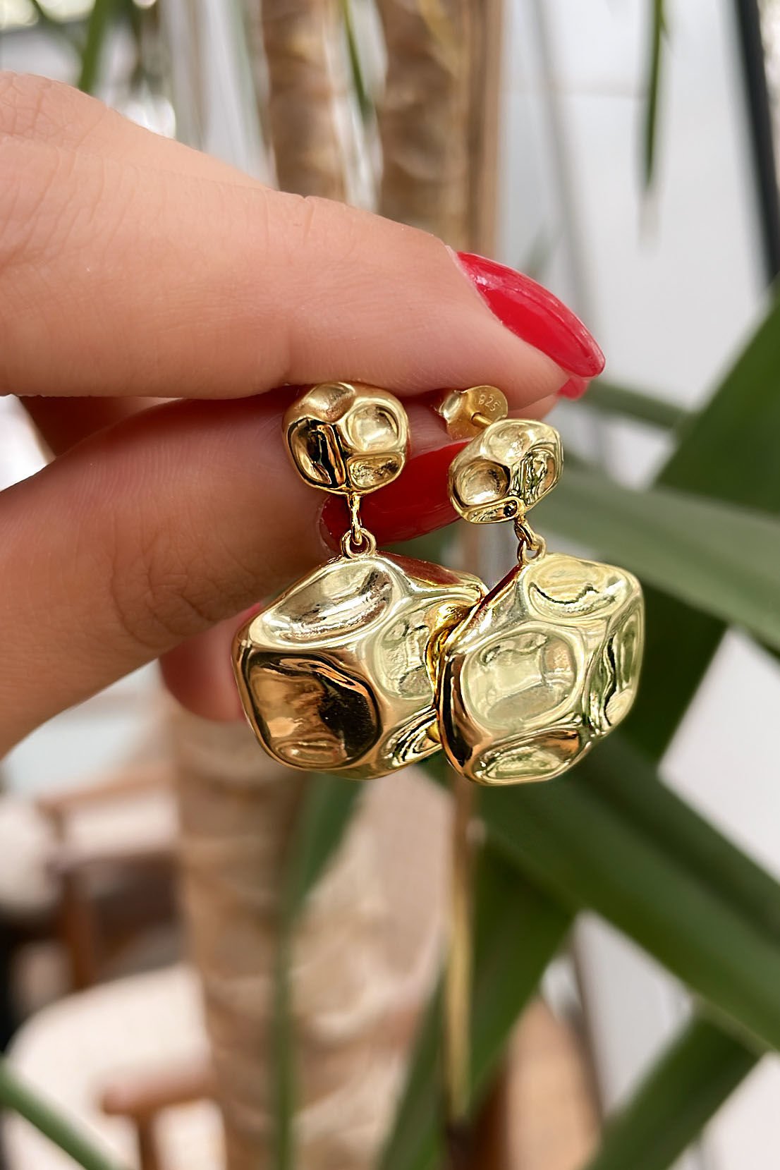 Sienna Tasarım Gümüş Küpe