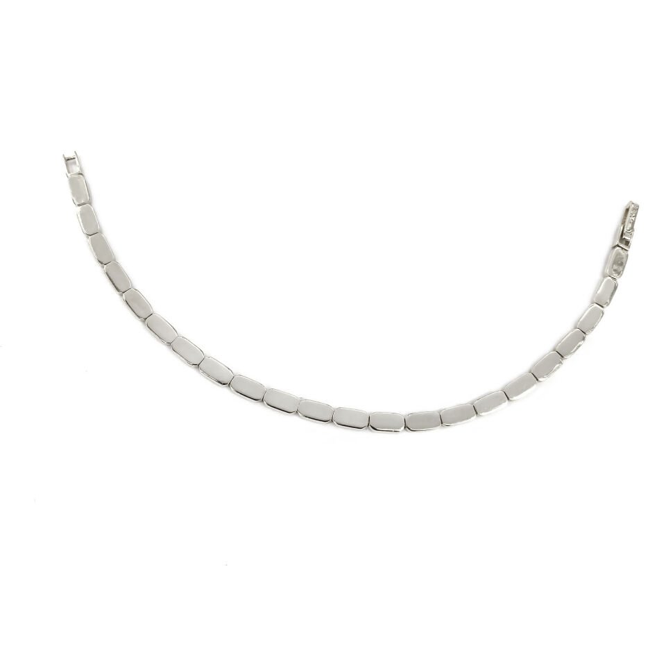 Sade Su Yolu Gümüş Kolye