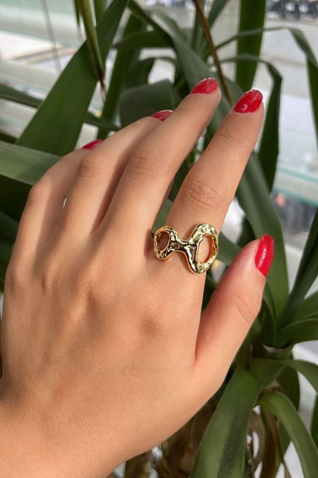 Luna Tasarım Gümüş Yüzük