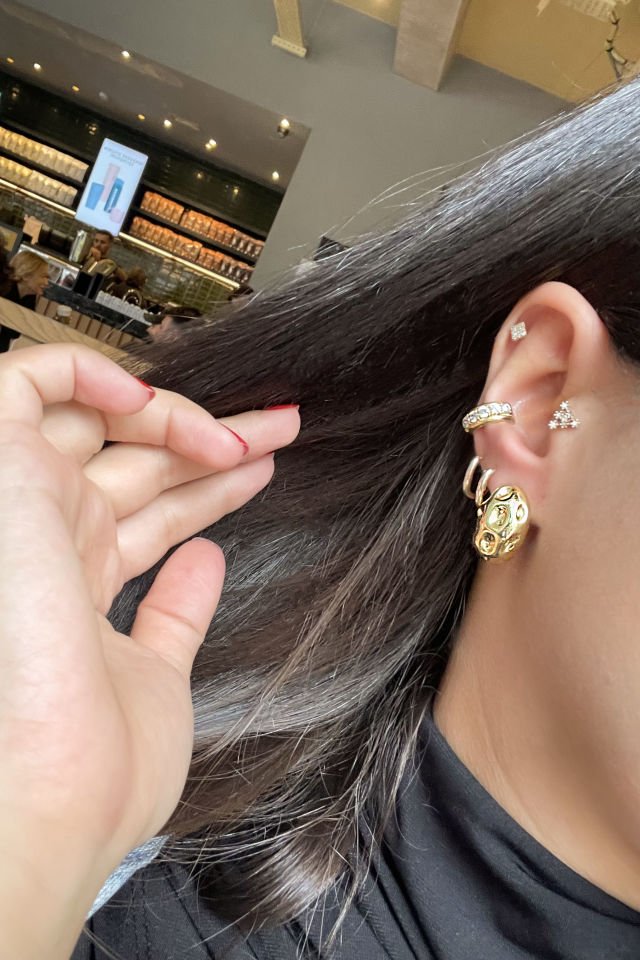 Elya Tasarım Gümüş Küpe