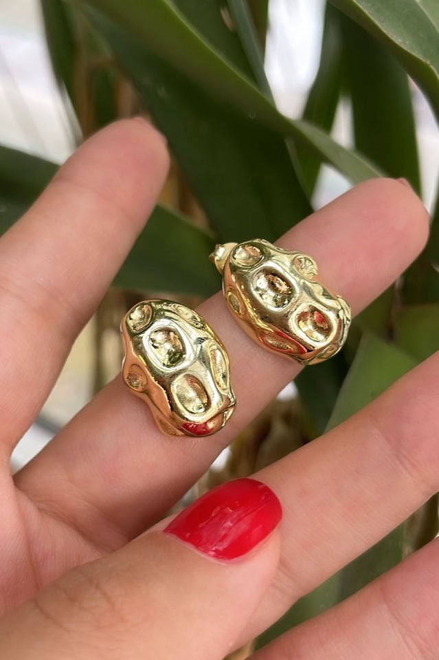 Elya Tasarım Gümüş Küpe