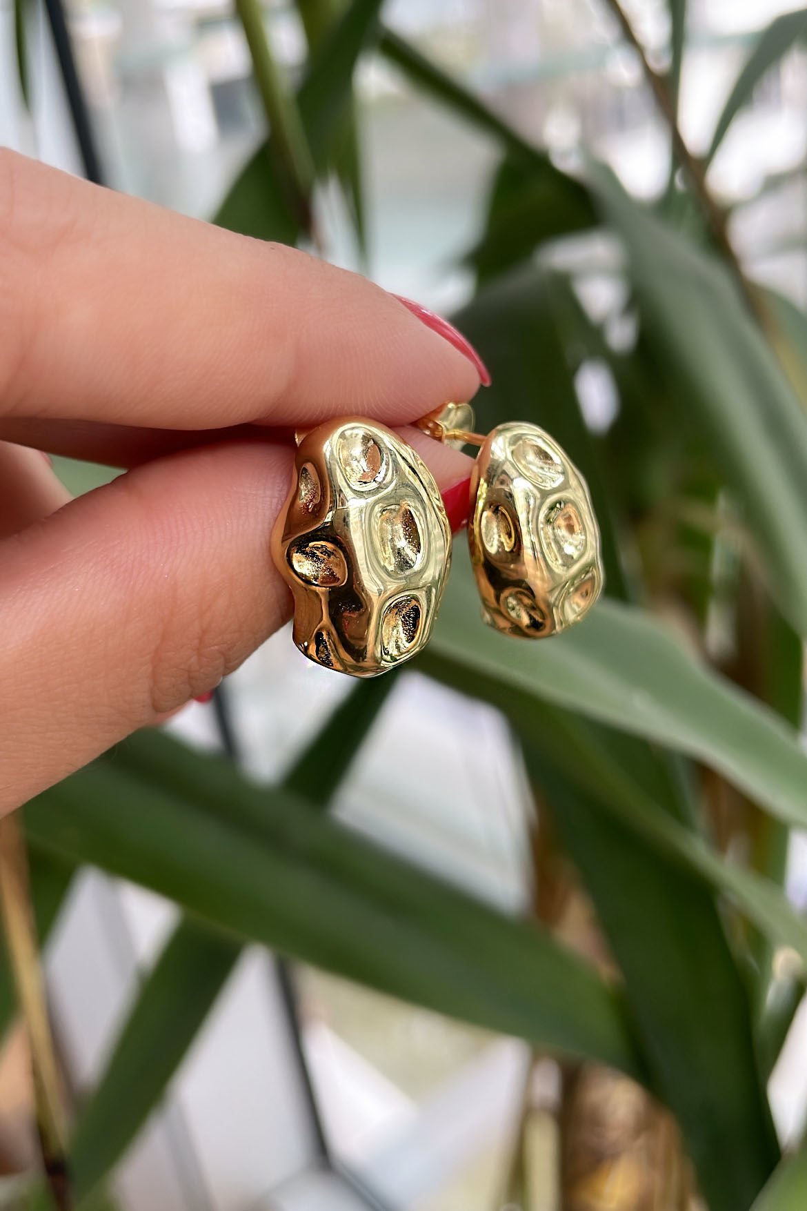 Elya Tasarım Gümüş Küpe