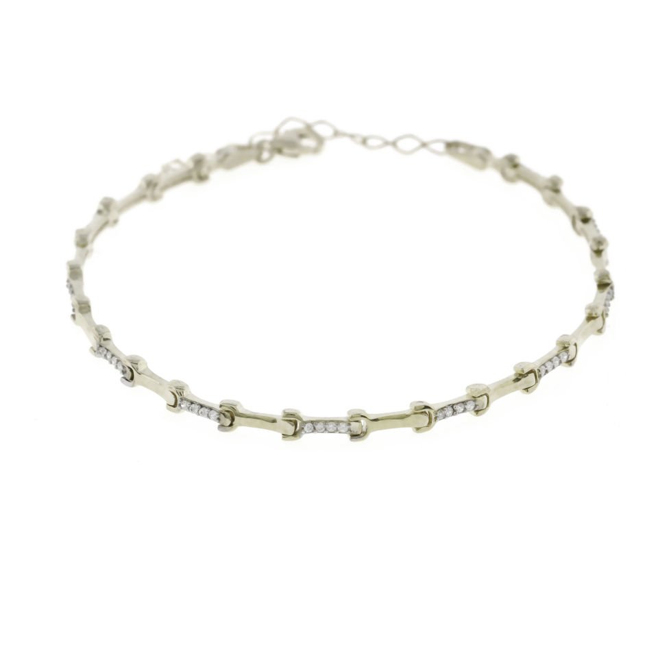 Taşlı Gümüş Halhal