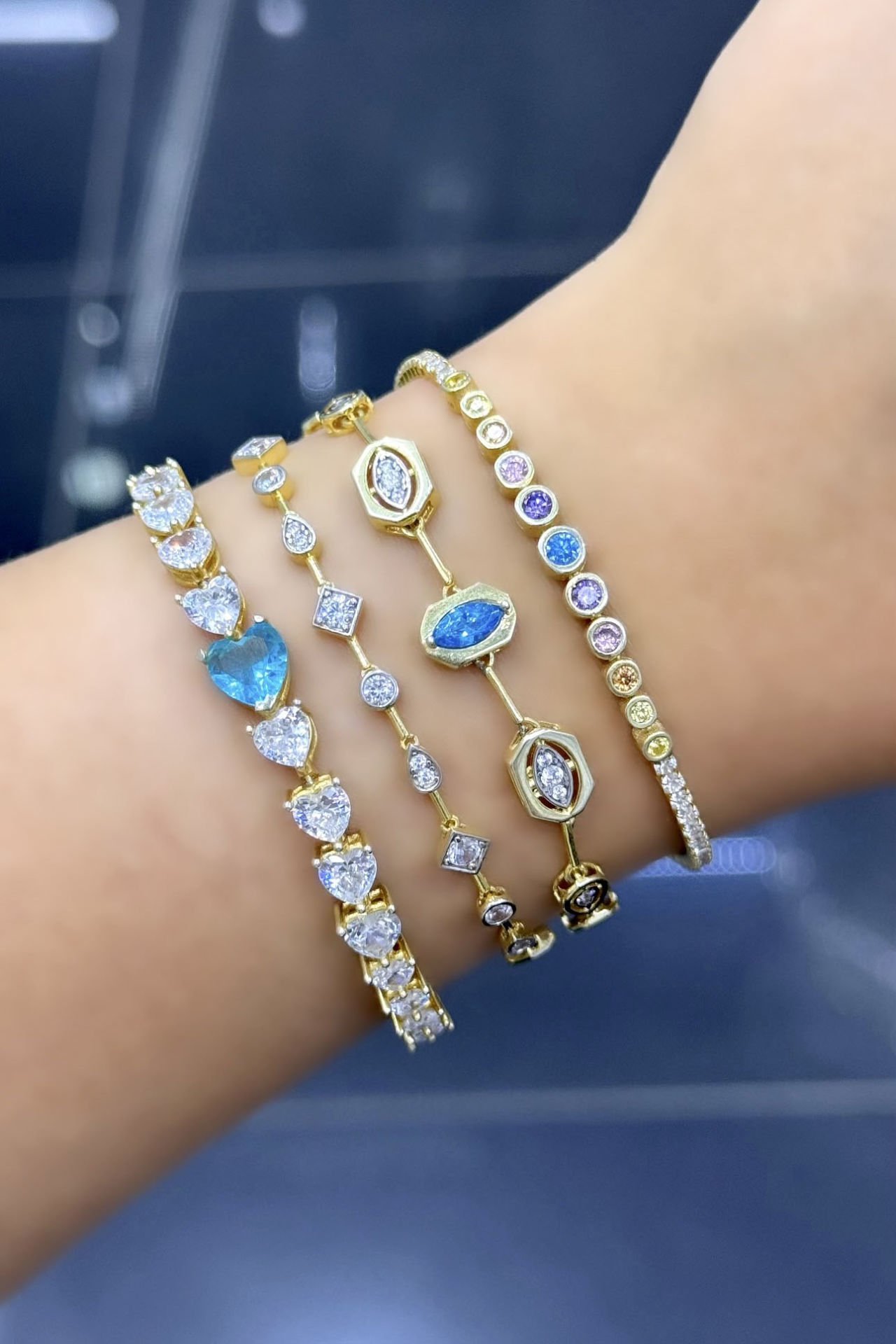 Geovibe Tasarım Gümüş Bileklik