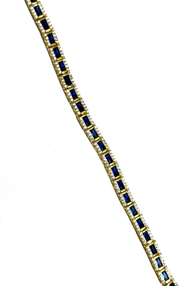 Stellum Taşlı Su Yolu Gümüş Bileklik