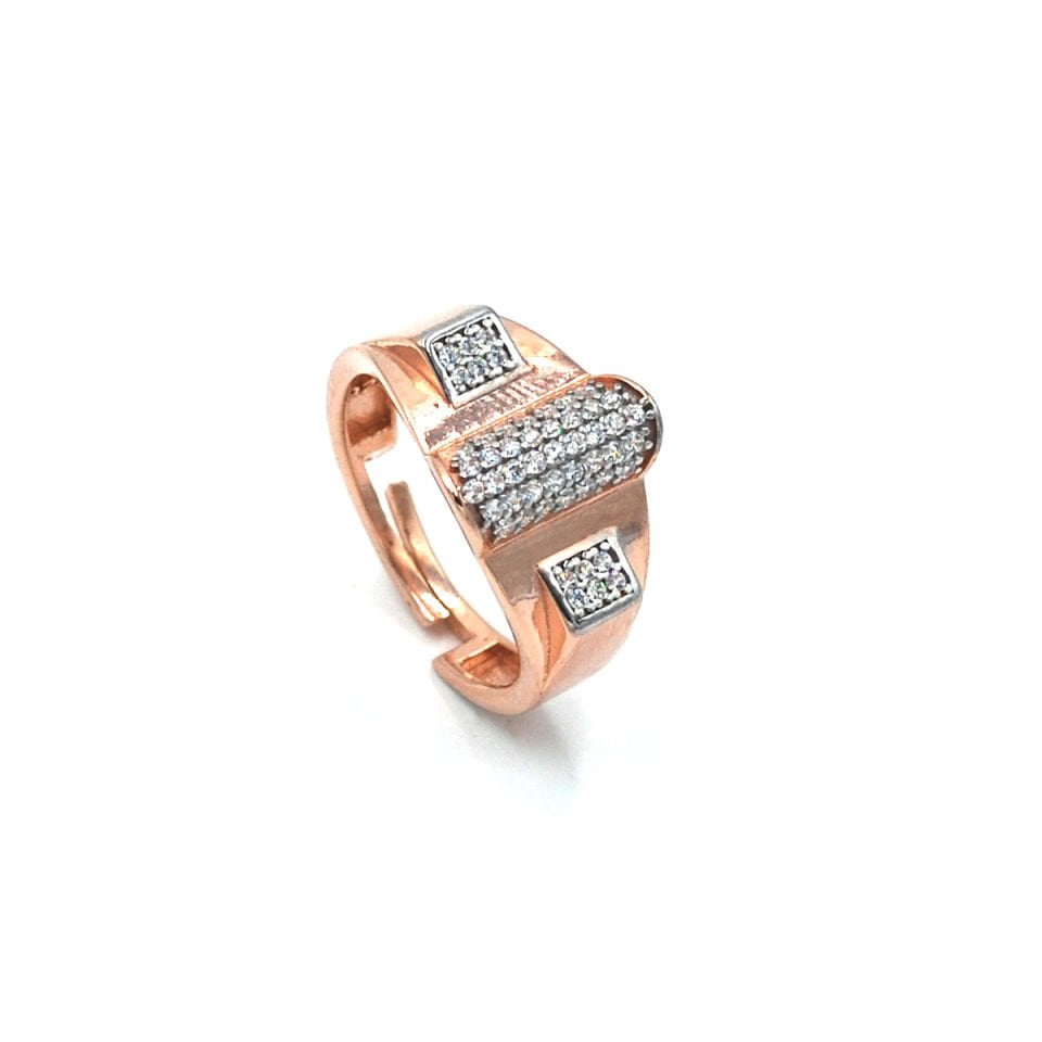 Taşlı Tasarım Gümüş Yüzük