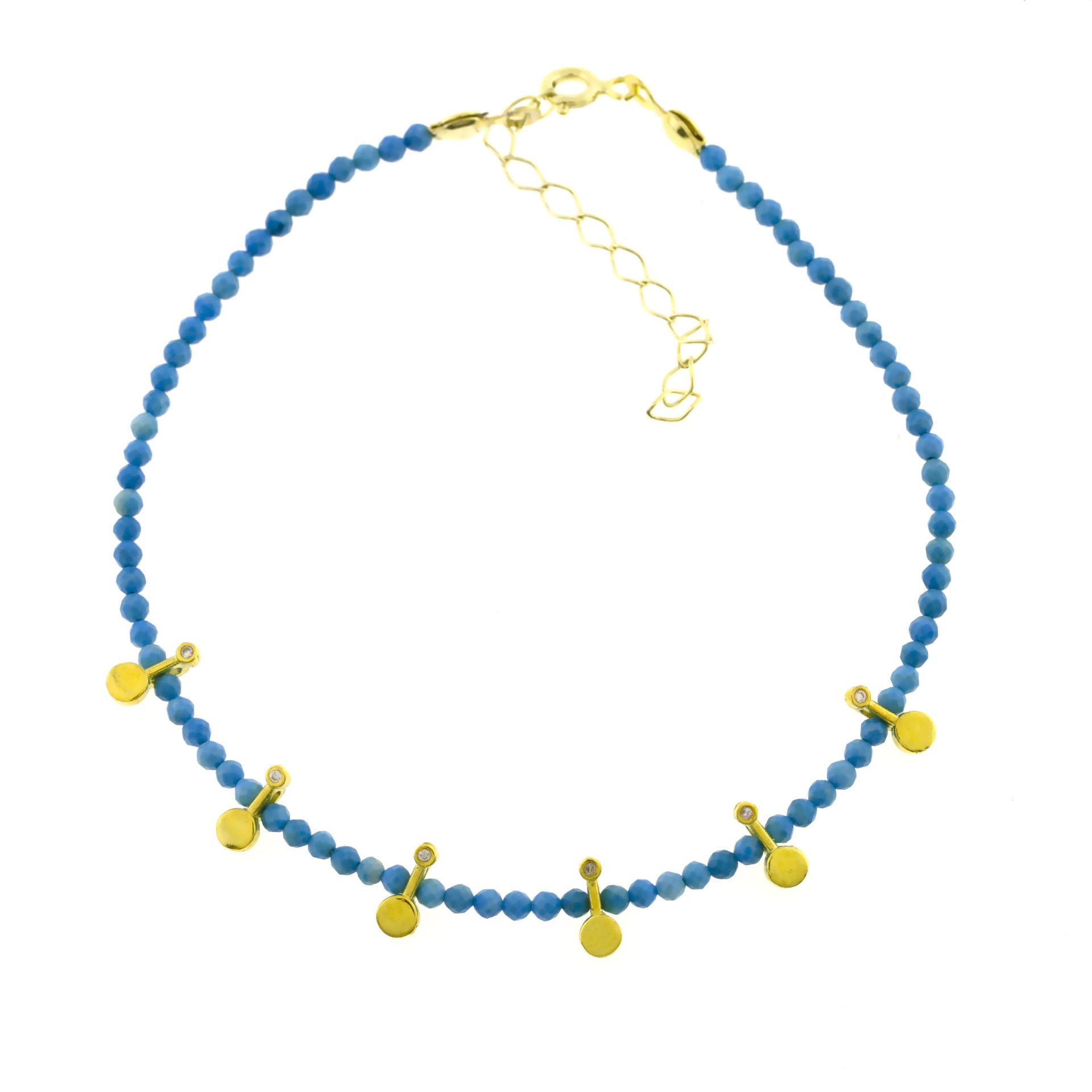 Taşlı Palet Gümüş Halhal