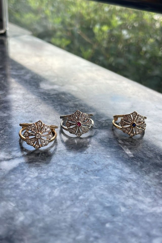 Kar Tanesi Gümüş Yüzük