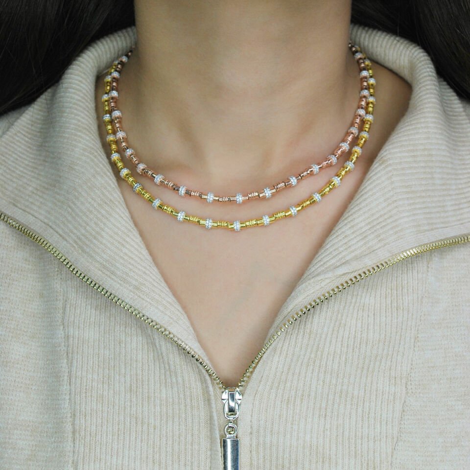 Gothic Tasarım Gümüş Kolye