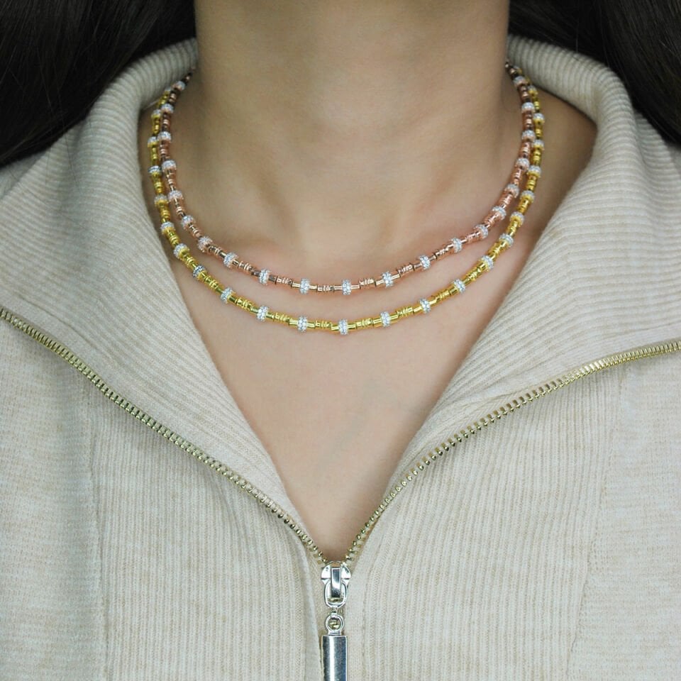 Gothic Tasarım Gümüş Kolye