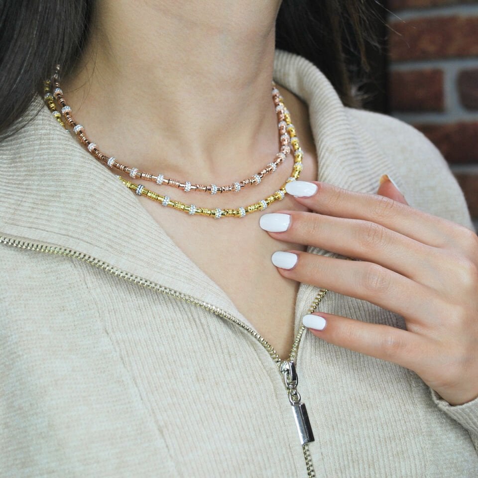 Gothic Tasarım Gümüş Kolye