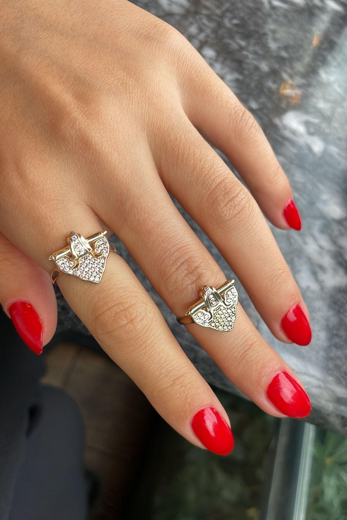 Taşlı Gümüş Yüzük