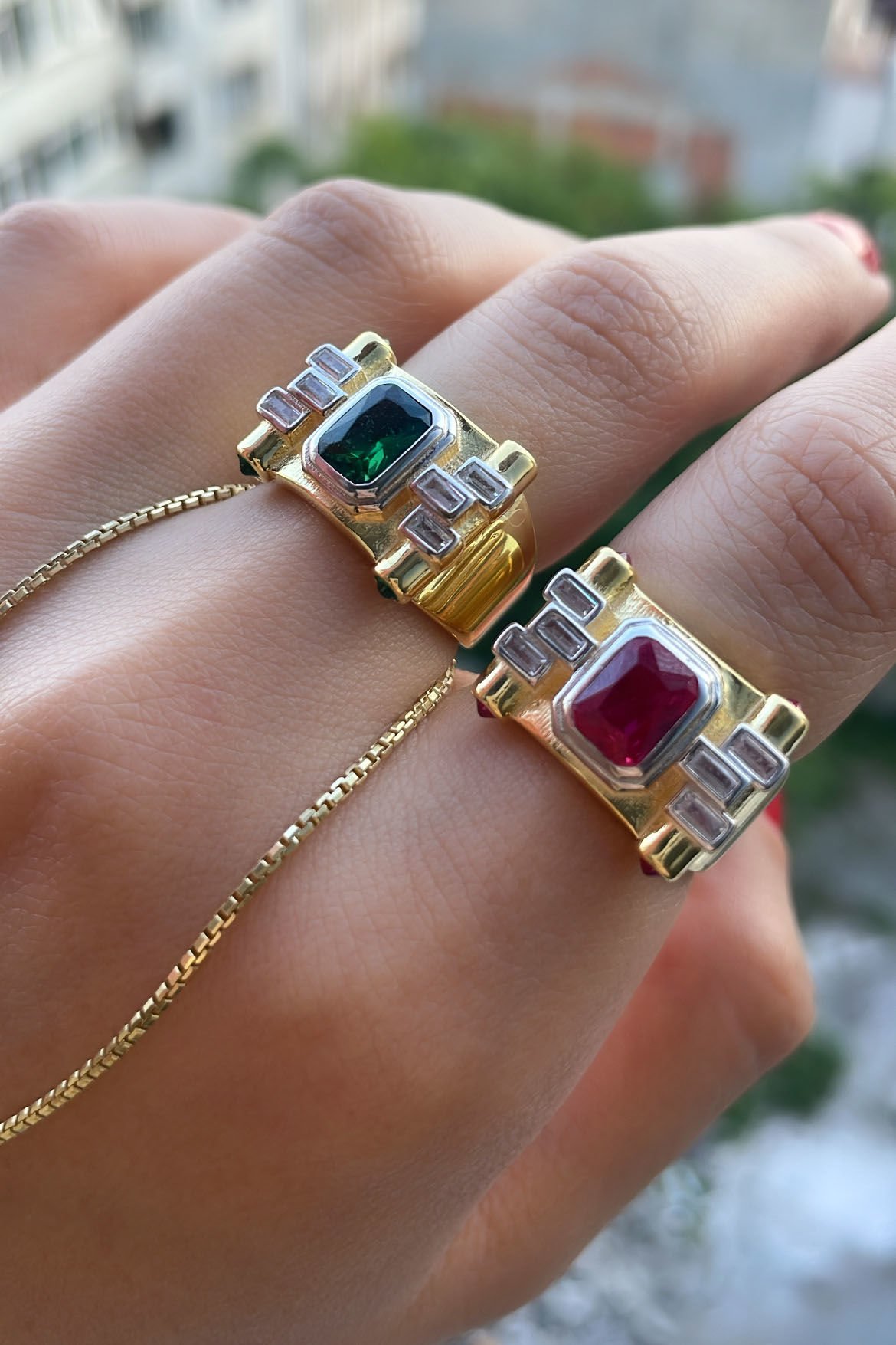 Valar Tasarım Gümüş Yüzük