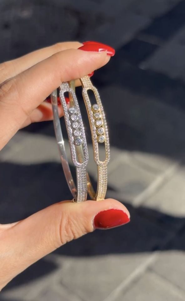 Mess İthal Gümüş Kelepçe