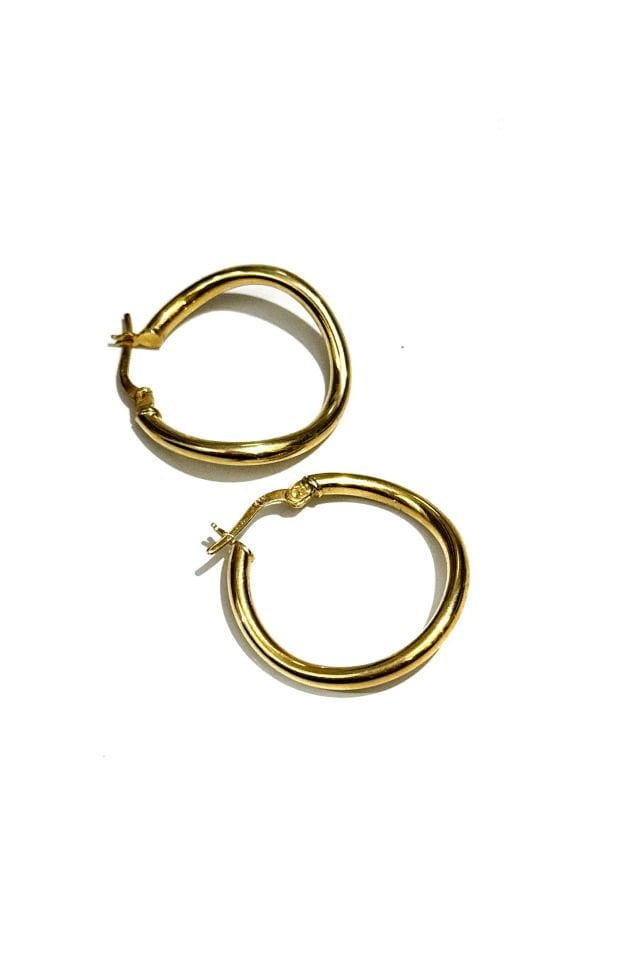 Halka Gümüş Küpe