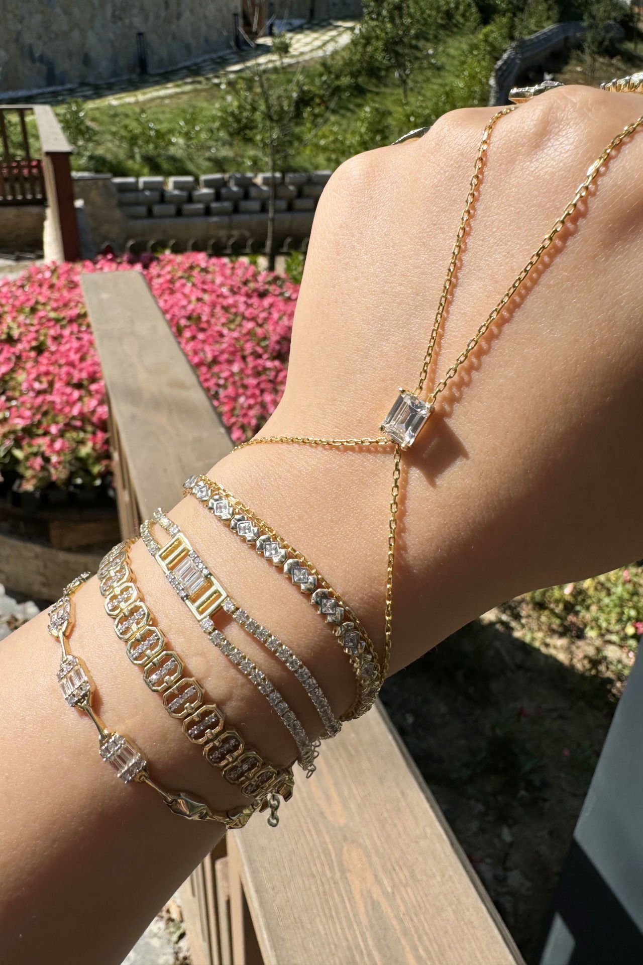 Baget Tek Taşlı Gümüş Şahmeran